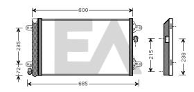 ElectroAuto 30C77031 - CONDENSADOR VOLKSWAGEN