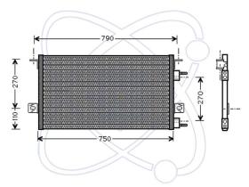  30D0015 - CONDENSADOR A/C->EQUIPO ORIGINAL CH