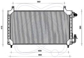 ElectroAuto 30D0016 - CONDENSADOR A/C->EQUIPO ORIGINAL CH