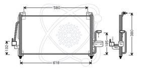  30D0035 - CONDENSADOR A/C->EQUIPO ORIGINAL CH