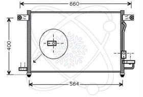 ElectroAuto 30D0037 - CONDENSADOR A/C->EQUIPO ORIGINAL CH