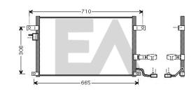 ElectroAuto 30D0045 - CONDENSADOR A/C->EQUIPO ORIGINAL CH