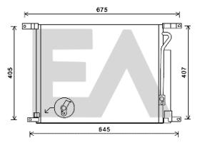 ElectroAuto 30D0046 - CONDENSADOR A/C->EQUIPO ORIGINAL CH