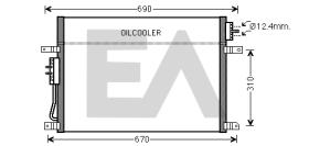 ElectroAuto 30D0049 - CONDENSADOR A/C->EQUIPO ORIGINAL JE