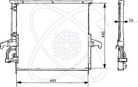  30E0004 - CONDENSADOR A/C P/EQUIPO ORIG.BMW