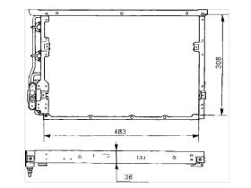 ElectroAuto 30E0006 - CONDENSADOR A/C->EQUIPO ORIGINAL BM