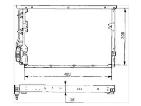  30E0006 - CONDENSADOR A/C->EQUIPO ORIGINAL BM