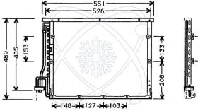  30E0011 - CONDENSADOR A/C->EQUIPO ORIGINAL BM