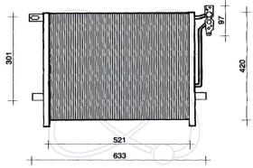 ElectroAuto 30E0018 - CONDENSADOR A/C->EQUIPO ORIGINAL BM