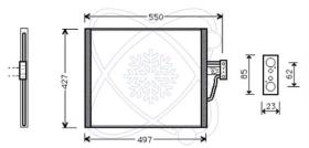 ElectroAuto 30E0021 - CONDENSADOR A/C->EQUIPO ORIGINAL BM