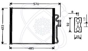  30E0023 - CONDENSADOR A/C P/EQUIPO ORIG.BMW