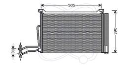 ElectroAuto 30E0030 - CONDENSADOR A/C P/EQUIPO ORIG.MINI