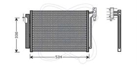 ElectroAuto 30E0050 - CONDENSADOR A/C->EQUIPO ORIGINAL BM