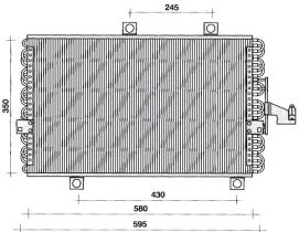 ElectroAuto 30F0005 - CONDENSAD.A/C P/EQUIPO ORIG.A.ROMEO