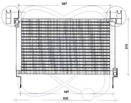 ElectroAuto 30F0007 - CONDENSADOR A/C->EQUIPO ORIGINAL FI