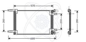  30F0015 - CONDENSADOR A/C->EQUIPO ORIGINAL FI