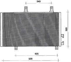 ElectroAuto 30F0052 - CONDENSADOR A/C->EQUIPO ORIGINAL AL