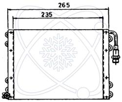  30F0074 - CONDENSAD.A/C P/EQUIPO ORIG.A.ROMEO