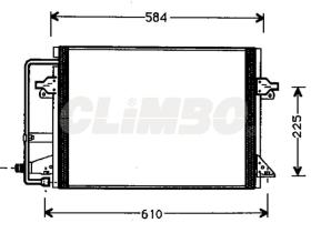 ElectroAuto 30G0005 - CONDENSADOR A/C P/EQUIPO ORIG.FORD