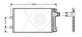  30G0010 - CONDENSADOR A/C P/EQUIPO ORIG.FORD