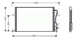 ElectroAuto 30G0017 - CONDENSADOR FORD MONDEO 97-99