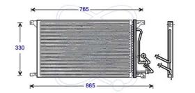 ElectroAuto 30G0026 - CONDENSADOR A/C P/EQUIPO ORIG.FORD