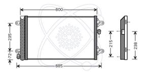 ElectroAuto 30G0035 - CONDENSADOR FORD GALAXY/VW SHARAN>