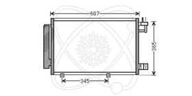  30G0043 - CONDENSADOR A/C->EQUIPO ORIGINAL FO