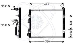 ElectroAuto 30H0002 - CONDENSADOR A/C->EQUIPO ORIGINAL HO