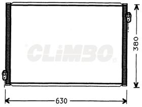 ElectroAuto 30H0007 - CONDENSADOR A/C->EQUIPO ORIGINAL HO