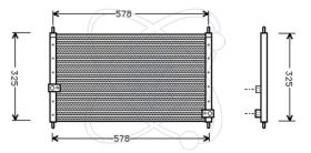  30H0016 - CONDENSADOR A/C P/EQUIPO ORIG.HONDA