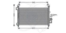 ElectroAuto 30H0017 - CONDENSADOR A/C->EQUIPO ORIGINAL HO