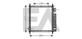 ElectroAuto 30H0019 - CONDENSADOR A/C->EQUIPO ORIGINAL HO