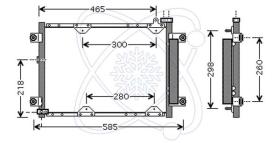 ElectroAuto 30I0014 - CONDENSADOR A/C->EQUIPO ORIGINAL SU