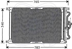 ElectroAuto 30J0016 - CONDENSADOR A/C->EQUIPO ORIGINAL JA