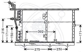 ElectroAuto 30M0008 - CONDENSADOR A/C->EQUIPO ORIGINAL ME