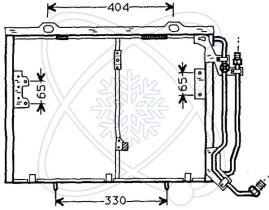 ElectroAuto 30M0023 - CONDENSADOR A/C->EQUIPO ORIGINAL ME