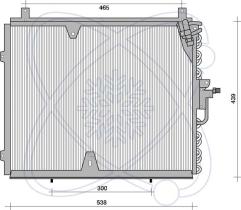 ElectroAuto 30M0033 - CONDENSADOR A/C->EQUIPO ORIGINAL ME