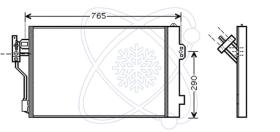 ElectroAuto 30M0057 - CONDENSADOR A/C->EQUIPO ORIGINAL ME