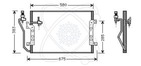 ElectroAuto 30M0078 - CONDENSADOR A/C->EQUIPO ORIGINAL ME