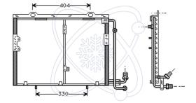 ElectroAuto 30M0095 - CONDENSADOR A/C->EQUIPO ORIGINAL ME