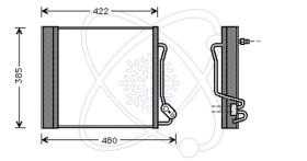 ElectroAuto 30M0097 - CONDENSADOR A/C->EQUIPO ORIGINAL SM