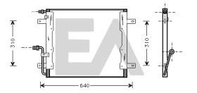 ElectroAuto 30M0111 - CONDENSADOR MB VARIO T2 H/A 03/86-