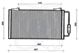 ElectroAuto 30N0003 - CONDENSADOR A/C->EQUIPO ORIGINAL HO