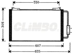 ElectroAuto 30N0014 - CONDENSAD.A/C P/EQUIPO ORIG.MG ROVE