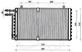 ElectroAuto 30O0001 - CONDENSADOR OPEL KADETT(D84