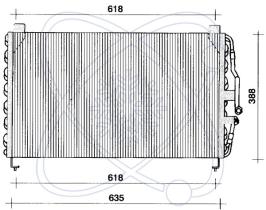 ElectroAuto 30O0025 - CONDENSADOR A/C P/EQUIPO ORIG.OPEL