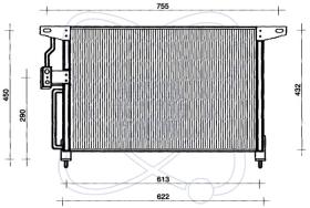 ElectroAuto 30O0026 - CONDENSADOR A/C->EQUIPO ORIGINAL OP