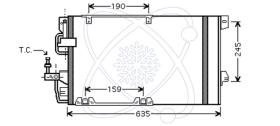 ElectroAuto 30O0031 - CONDENSADOR A/C->EQUIPO ORIGINAL OP