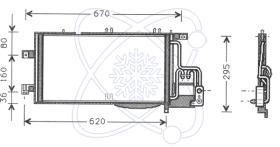 ElectroAuto 30O0035 - CONDENSADOR A/C->EQUIPO ORIGINAL OP